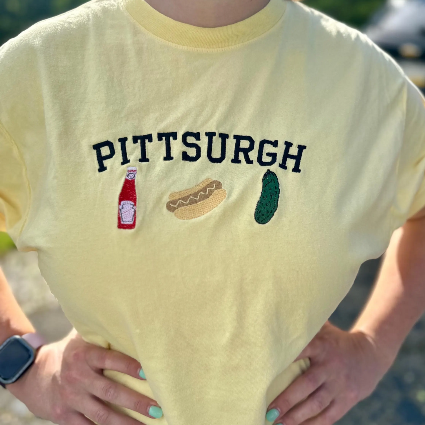 Pittsburgh Embroidered T-Shirt