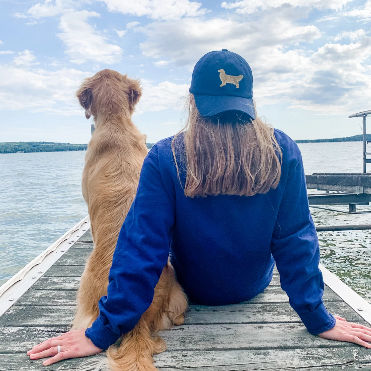 Embroidered Golden Retriever Hat