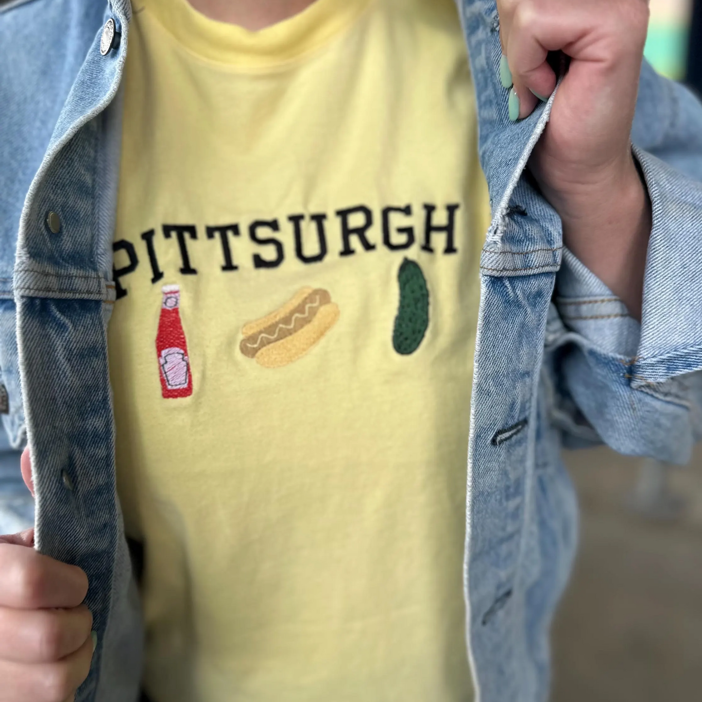 Pittsburgh Embroidered T-Shirt